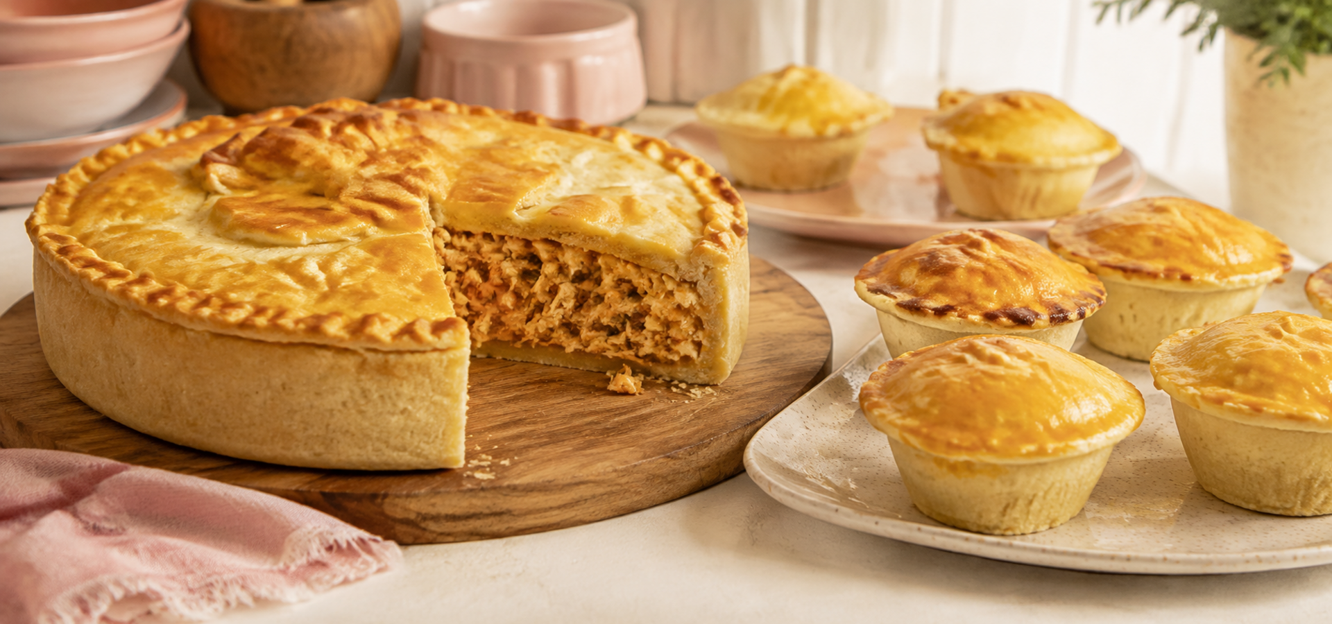 Massa podre para tortas e empadas